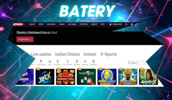 Batery sport betting website with crypto options review