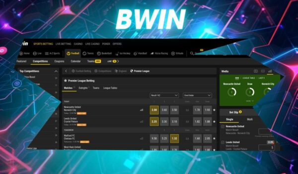 legal bets on Bwin online crypto gambling platform