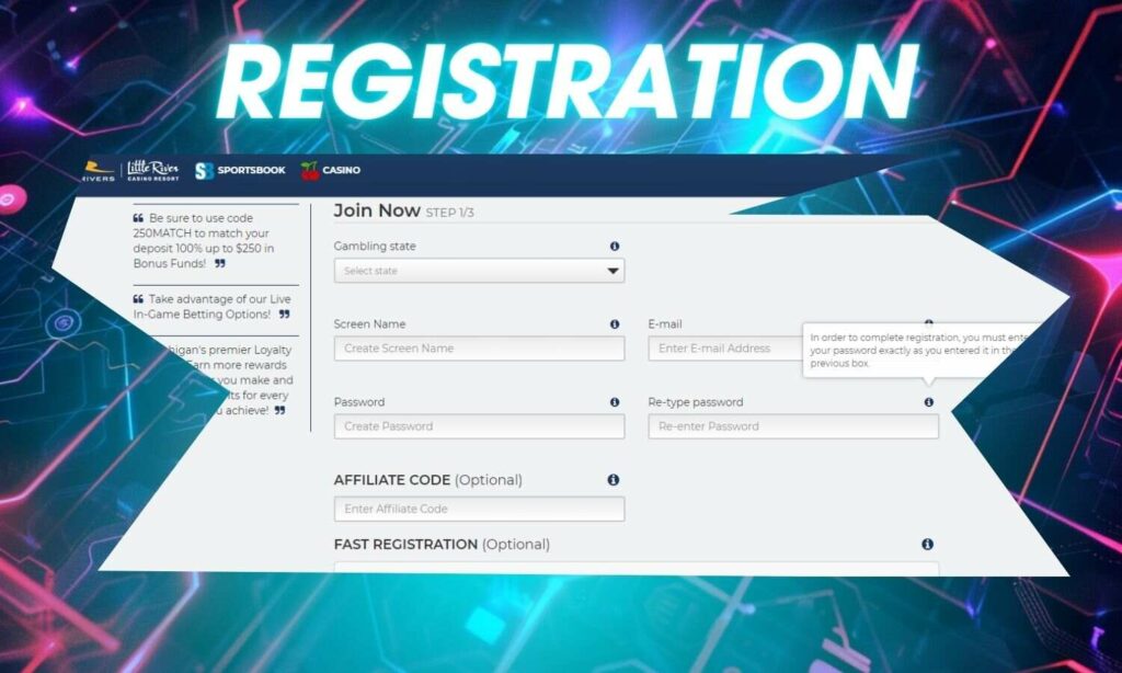 Betrivers Registration Process instruction