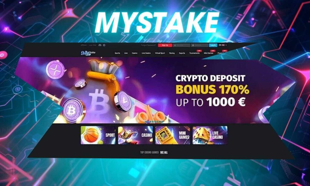 Mystake crypto gaming website overview